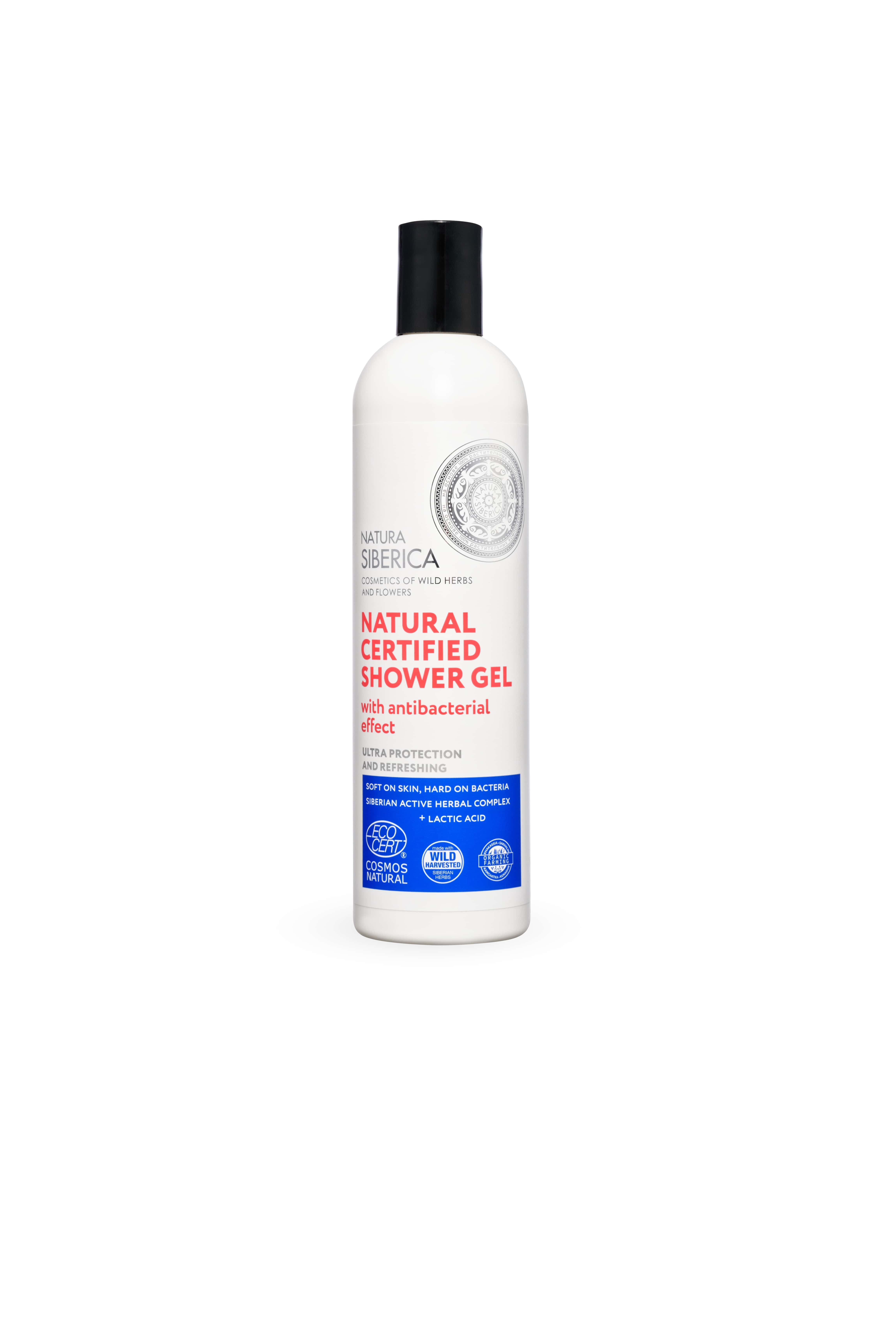 Natural Certified Shower Gel with antibacterial effect